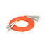 Fc-LC multimode koord van het Optische vezelflard, Oranje pvc/LSZH 0,9/2,0/3,0 MM. kabel